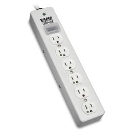 Tripp Lite by Eaton Hospital-Grade Surge Protector with 6 Hospital-Grade Outlets 6 ft. (1.83 m) Cord 1050 Joules UL 1363 Not for Patient-Care Rooms