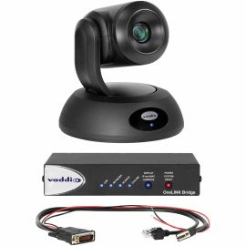 Vaddio RoboSHOT 12E HDBT Video Conferencing Camera - Black - USB 3.0 - TAA Compliant