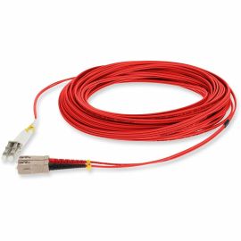 ADDON LC/SC M/M PATCH CBL 15M RED OM4 DUPLEX FIBER OFNR
