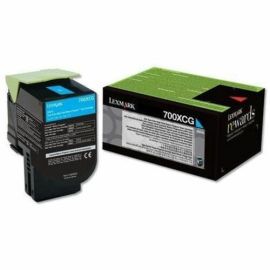 Lexmark Original Extra High Yield Laser Toner Cartridge - Cyan - 1 Pack