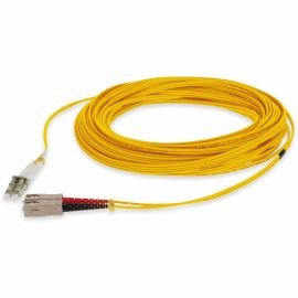 ADDON LC/SC M/M PATCH CBL 15M YELLOW OM4 DUPLEX FIBER OFNR