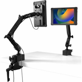 CTA Custom Flex Clamp Mount with Wireless Inductive Charging Case for iPad 10.9