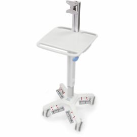 SLIMCART RISER-MONITORMNT-4LEGBALLAST