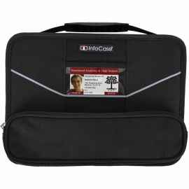 INFOCASE ALWAYS-ON NOTEBOOK CASE WITH POCKET FOR MOST POPULAR 13-14 CHROMEBOOKS