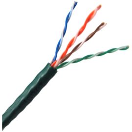 1000FT GREEN CAT5E STRANDED UTP CABLE
