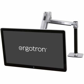 Ergotron Desk Mount for Flat Panel Display - Polished Aluminum