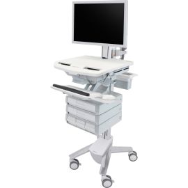 Ergotron StyleView Cart with HD Pivot, 5 Drawers (1x2+3)