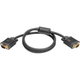 Eaton Tripp Lite Series VGA High-Resolution RGB Coaxial Cable (HD15 M/M), 3 ft. (0.91 m)
