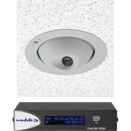 Vaddio RoboFLIP 30 HDBT OneLINK HDMI Video Conferencing System - Includes PTZ Camera and Interface - White