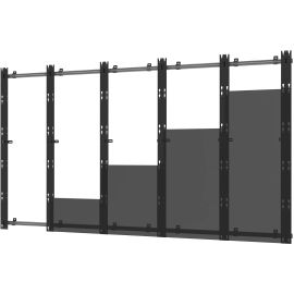 Peerless-AV SEAMLESS Kitted DS-LEDZRD-5X5 Wall Mount for LED Display, Video Wall - Black, Silver - TAA Compliant