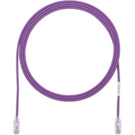 8IN CAT6 COP PATCH CORD VIOLET CM LSZH