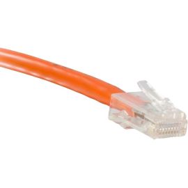 ENET Cat6 Orange 35 Foot Non-Booted (No Boot) (UTP) High-Quality Network Patch Cable RJ45 to RJ45 - 35Ft