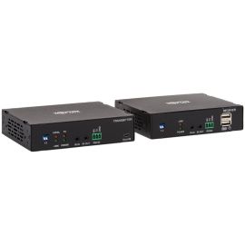 Tripp Lite by Eaton HDMI over Fiber Extender Kit Transmitter/Receiver 4K 60 Hz 4:4:4 RS-232 IR Multimode LC 985 ft. (300 m) TAA
