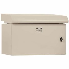 Tripp Lite by Eaton SmartRack Industrial Enclosure with Lock - NEMA 3R, Wall Mount, Metal Construction, Internal Fans, 16.5 in. Depth, 6U, Gray