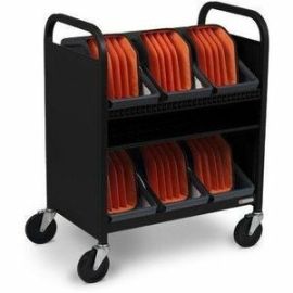 Bretford CUBE Transport Cart with Caddies - TVCT30CAD