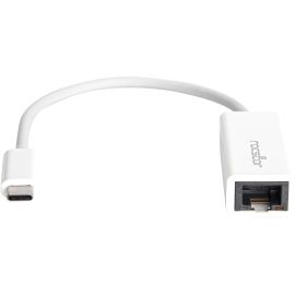 Rocstor Premium USB-C to Gigabit Network Adapter - USB Type-C to Gigabit Ethernet 10/100/1000 Adapter - Supports PXE Boot, Wake-On-Lan - Compatible with Mac & PC-Plug & Play (No Drivers Needed) - White - USB 3.1 - 1 Port(s) - 1 -