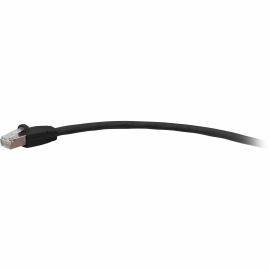 QS 3FT/0.9M BLK BOOTED C5E STP CM TAA