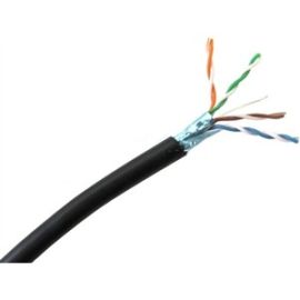 CAT6  SOLID FTP CMP BLACK 1000 TAA COMPL