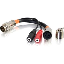 AV CABLES - 3.5MM STEREO,15 PIN RAPIDRUN LEFT CONNECTOR - FEMALE LEFT GENDER - 1