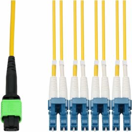 20M MPO/4XLC F/M YELLOW OS2 OPNP-PLENUM FIBER PATCH CABLE