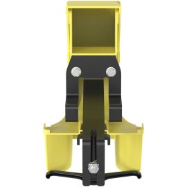 Panduit FiberRunner Spill-Over Junction, 2x2, Yellow