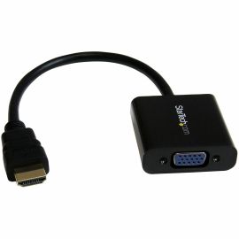 StarTech.com HDMI to VGA Adapter - 1080p - 1920 x 1080 - Black - HDMI Converter - VGA to HDMI Monitor Adapter