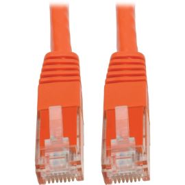 Eaton Tripp Lite Series Cat6 Gigabit Molded (UTP) Ethernet Cable (RJ45 M/M), PoE, Orange, 20 ft. (6.09 m)