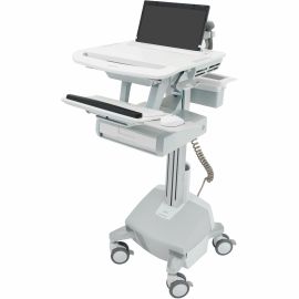 Ergotron StyleView Laptop Cart, LiFe Powered, 1 Drawer