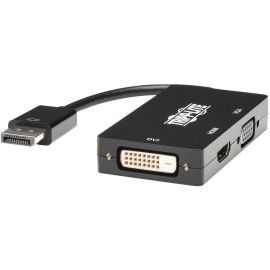 Tripp Lite by Eaton DisplayPort to VGA/DVI/HDMI All-in-One Converter Adapter - 4K 60 Hz HDMI DP 1.2
