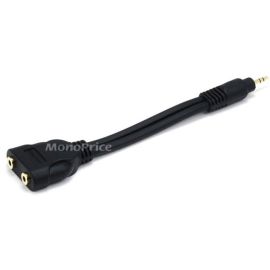 STEREO M TO (2) STEREO F 7IN - BLACK