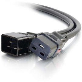 POWER CORD - C19 - FEMALE LEFT GENDER - C20 - MALE RIGHT GENDER - 6FEET LENGTH