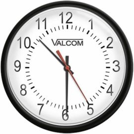 VALCOMS QUARTZ WIRELESS ANALOG CLOCKS ARE AVAILABLE IN 12 ROUND METAL CASE WITH