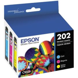 EPSON T202 DURABRITE ULTRA INK COMBO, CYAN, MAGENTA, YELLOW, WITH SENSOR /WF-286