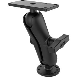 RAM 1.5 BALL MOUNT WITH 2.5 ROUND BASE & 2 X 4 PLATE FOR THE HUMMINBIRD HELIX 7