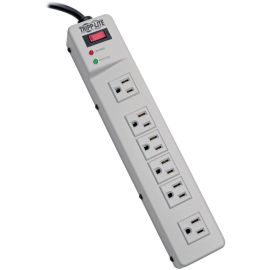 Tripp Lite by Eaton Protect It! Surge Protector with 6 Right-Angle Outlets 6 ft. (1.83 m) Cord 1340 Joules Diagnostic LEDs Metal Case