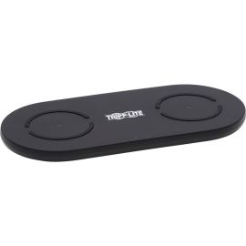 Tripp Lite by Eaton Dual Wireless Charging Pad Qi-Certified for iPhone Android Black