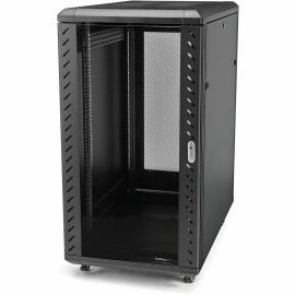 StarTech.com 4-Post 25U Server Rack Cabinet, 19