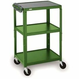 ADJ CART W/SHELF POWR STRIP GRA ADJ CART W/ SHELF POWER STRIP GRA