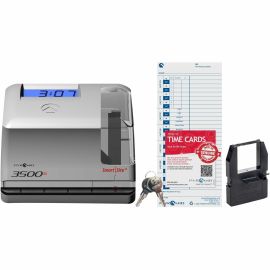 PYRAMID TIME SYSTEMS, 3500SS TIME CLOCK & DOCUMENT STAMP