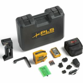 Fluke Networks PLS 180G RBP Green Cross Line Laser Level Kit