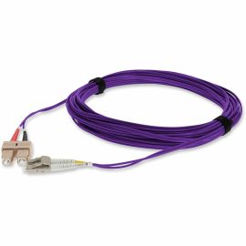 5M SC/LC M/M OM4 PURPLE FIBER PATCH CBL