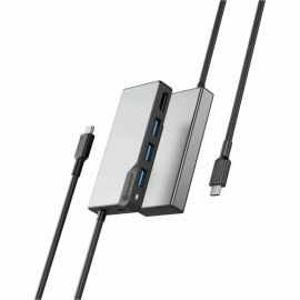 ALOGIC USB-C Fusion CORE 5-in-1 HDMI & USB Hub- 1 x HDMI@4K@60Hz, 3 x USB-A (USB3.0) 1 x USB-C (Data + PD) - Space Grey