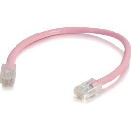 6IN CAT5E NON-BOOTED UNSHIELDED (UTP) NETWORK PATCH CABLE - PINK