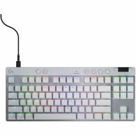 PRO X TKL RAPID (WHITE) WIRED GAMING KEYBOARD - LINEAR