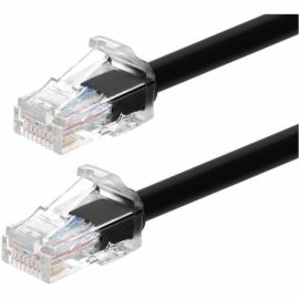 MONOPRICE CAT6A 15FT BLACK COMPONENT LEVEL PATCH CABLE_ UTP_ 24AWG_ 500MHZ_ PURE