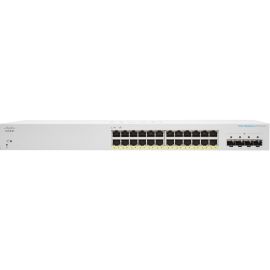 CBS220 SMART 24-PORT GE, FULL POE, 4X10G SFP+ REMANUFACTURED