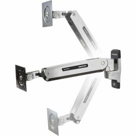 Ergotron Mounting Arm for Flat Panel Display, Notebook - Polished Aluminum