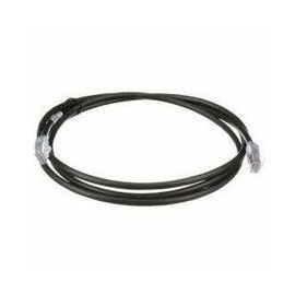 PanNet Cat 6A 24 AWG UTP Copper Patch Cord, 20 ft, Black