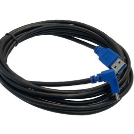 CABLE, USB, 3.0M (9.8FT), RIGHT ANGLE, UM-1080CP-B, BLUE (STANDARD)