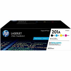 HP 201A Original Laser Toner Cartridge - Combo Pack - Black, Cyan, Magenta, Yellow - 4 / Carton